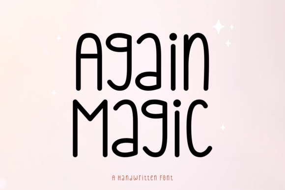 Again Magic Font: Whimsy in Every Stroke