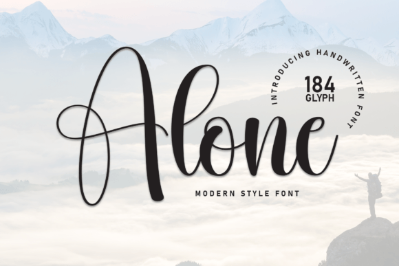 Alone Script Font