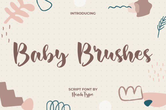 Baby Brushes: A Playful Font for Creative Expression