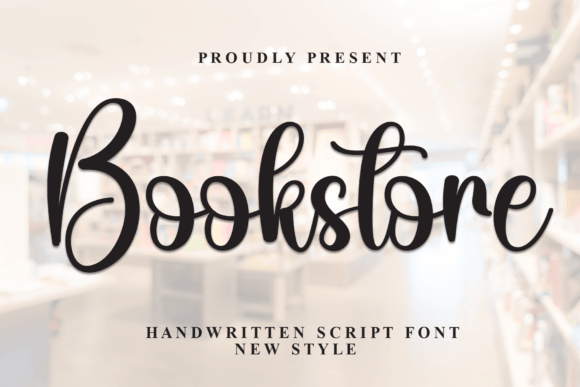 Bookstore Script Font for Elegant Designs