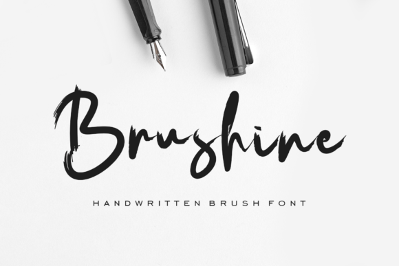 Brushine: A Magical Script Font for Creative Projects