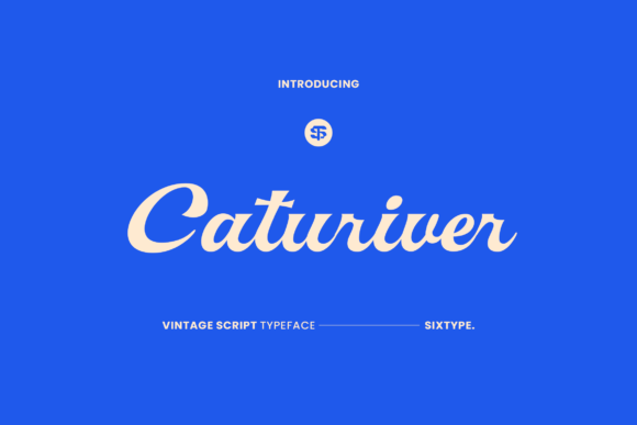 Caturiver: A Vintage Script Font for Timeless Design