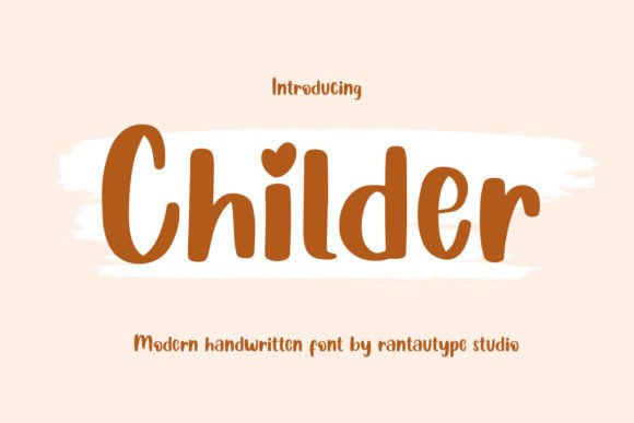 Childer: A Magical Script Font That Elevates Creativity