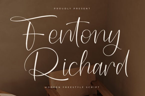 Fentony Richard: A Stylish Script Font for Timeless Elegance