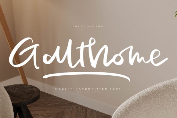 Galthome: A Stylish Script Font for Sophisticated Design