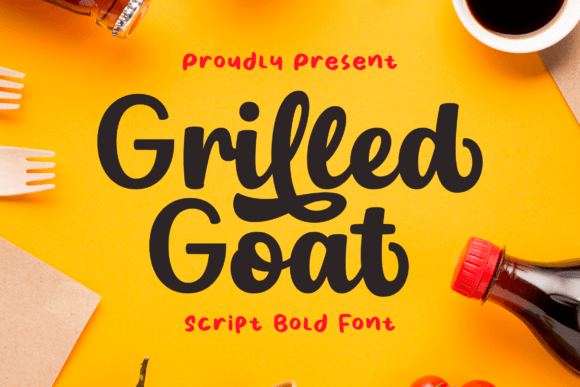 Grilled Goat Font: A Modern Calligraphy Masterpiece