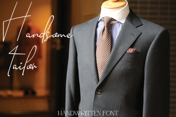 Handsome Tailor: A Delicate Script Font for Creative Expression