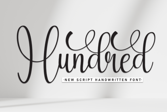 Hundred: A Timeless Script Font for Elegant Designs