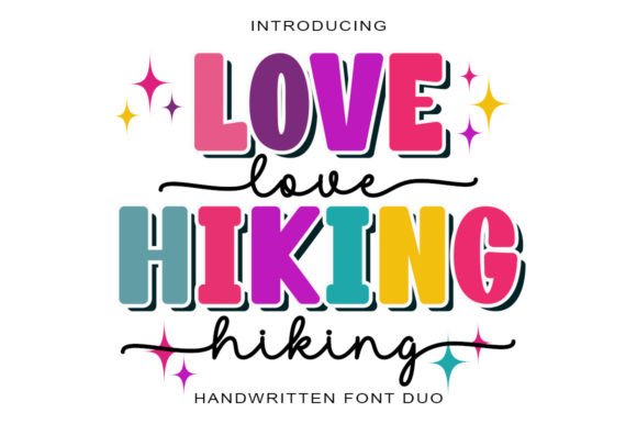 Love Hiking Duo: A Versatile Font for Creative and Professional Projects