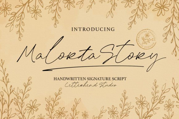 Malorta Story: A Font That Elevates Design with Feminine Elegance
