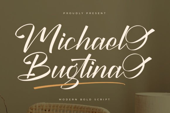 Michael Bugtina: A Modern Bold Script Font for Luxury Design Projects