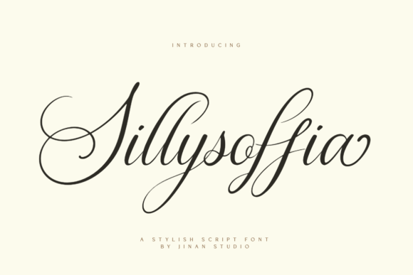 Sillysoffia: A Graceful Script Typeface for Romantic Designs