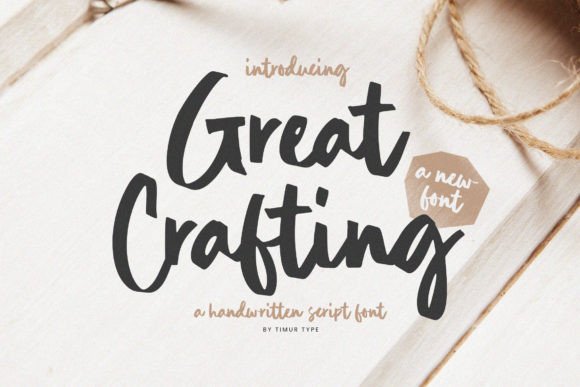 The Art of Great Crafting: Embracing the Handwritten Script Font for Creative Projects