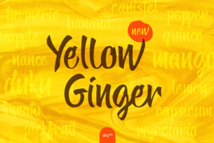 The Rise of Yellow Ginger: A Handwritten Script Shaping Modern Design and Branding